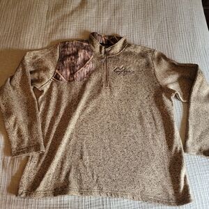 Gamekeeper Brown Quarter-Zip Pullover